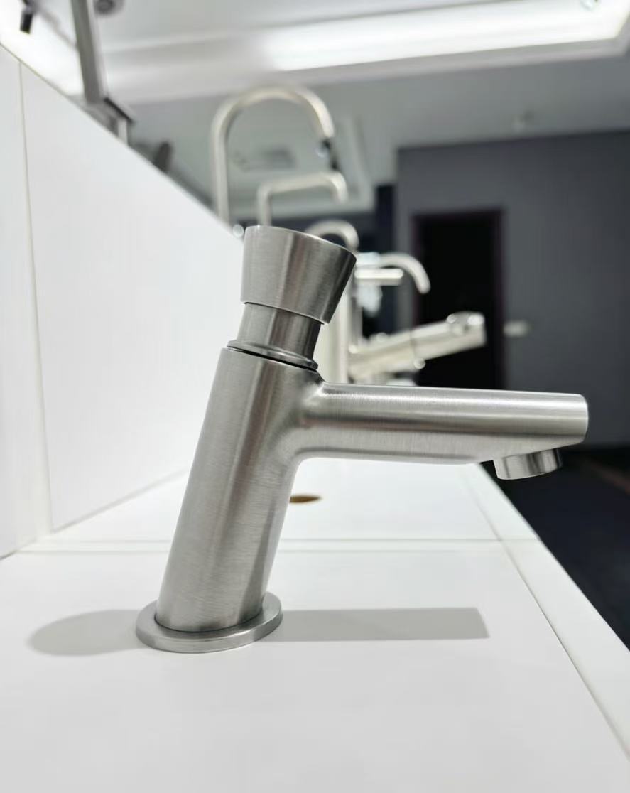 Push-Button Single-Cold Basin Faucet